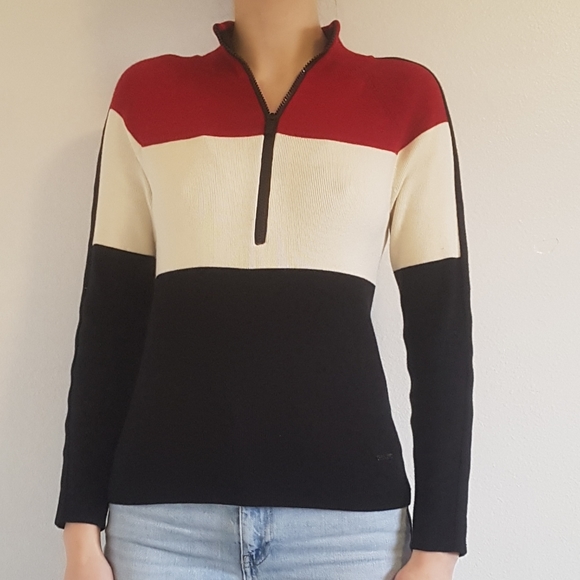 SOLD- Ralph Lauren Vintage Half Zip Sweater - Picture 3 of 7